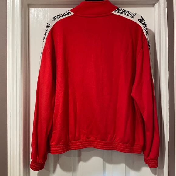 PINK Red SweatShirt - MEDIUM - Picture 2 of 4
